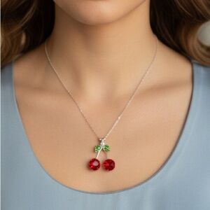 NWT Cherry Pendant Necklace